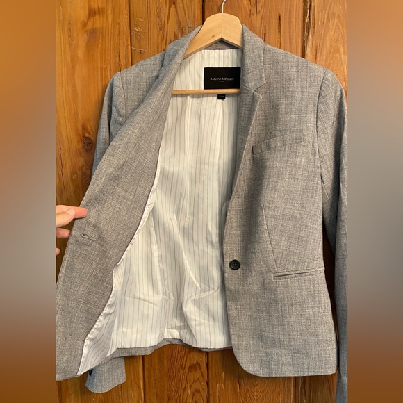 Banana Republic Factory Stretch Twill Blazer - Picture 5 of 6